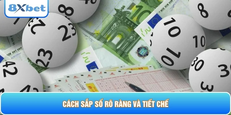 Cách sắp số rõ ràng và tiết chế