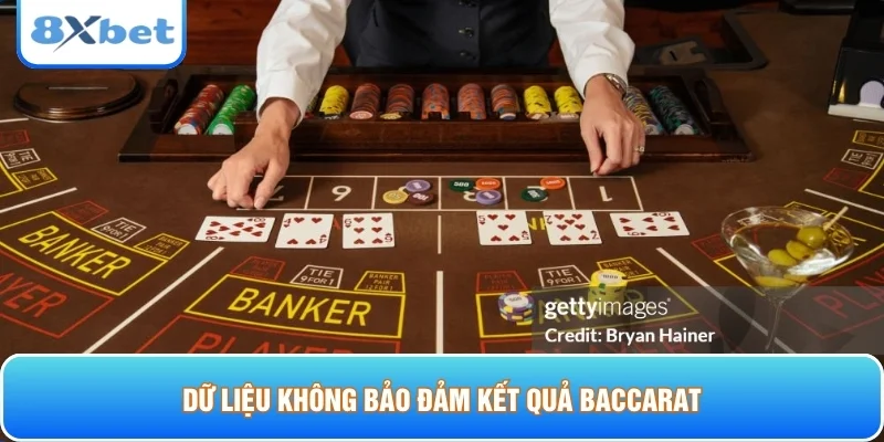 Dữ liệu không bảo đảm kết quả baccarat