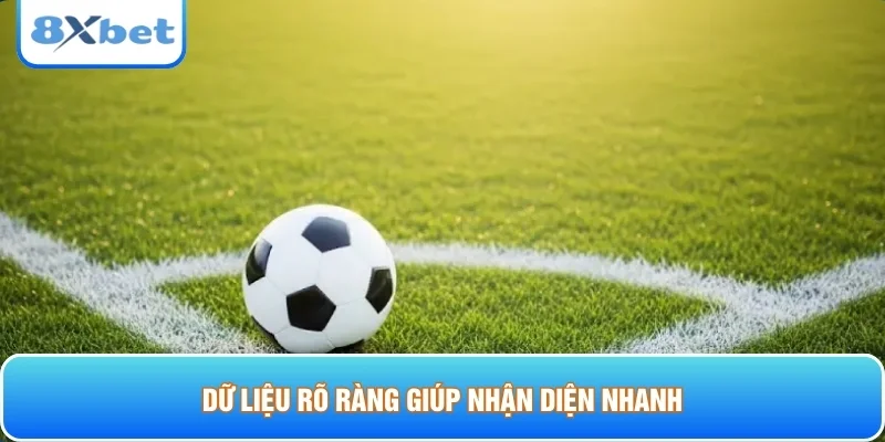 Dữ liệu rõ ràng giúp nhận diện nhanh